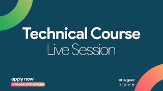 e-Rozgaar Training Program - Live Session on Technical Course