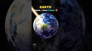 Earth vs Jupiter ️ #animation #universe #nasa