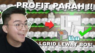 FARMING HTB SEPROFIT INI?! LGRID LEWAT BOSS!! | Growtopia Profit 2024