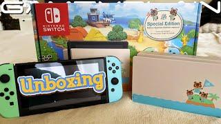 Animal Crossing New Horizons Special Edition Switch UNBOXING