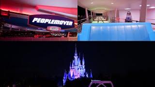 Magic Kingdom TTA PeopleMover 2025 Night Ride POV in 4K | Walt Disney World Orlando Florida May 2025