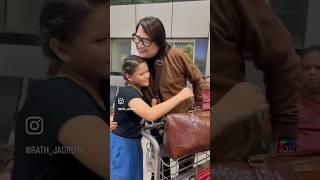 Zayaa saying good bye to her father for the London tour || Saswat Joshi || Jagruti Rath