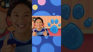 Josh Cleans Blue's Paw Print!  #shorts