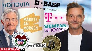 Märkte am Morgen: Bitcoin, Vonovia, BASF, Munich Re, Telekom, Siemens Energy, Wacker Chemie, ASML