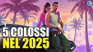 5 GROSSI GIOCHI in uscita nel 2025: sì, ovviamente c'è GTA 6