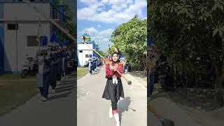 Mayoret cantik marching band Gmmb Darma Winong Pati Karnaval Kemerdekaan 17 Agustus 2023