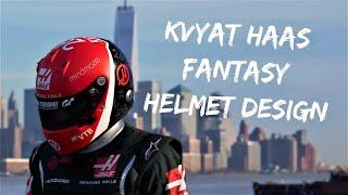 Danil Kvyat Haas fantasy helmet design GT Sport