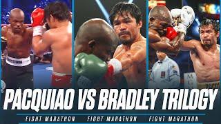 The FULL Manny Pacquiao vs Tim Bradley Trilogy | FIGHT MARATHON