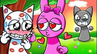 WENDA X PINKI Kiss Edition?! Incredibox Sprunki Cartoon Animation