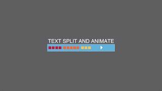 Text Split and Animate Demo