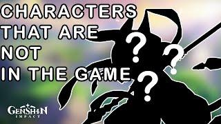 Types of characters that are not in the game.....