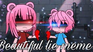 Beautiful lie meme||a gacha life piggy meme|| Heavenly inspired by Mirror side||kinda lazy