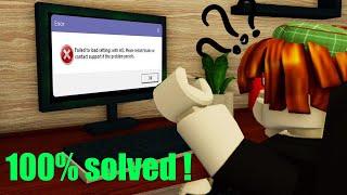 100% solved ! |how to fix roblox studio error (failed to load settings whit 403)