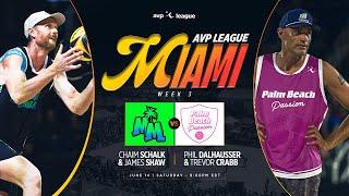 AVP LEAGUE WEEK 3 - MIAMI, FL | Palm Beach Passion v Miami Mayhem – Men’s Match