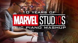 Marvel Studios Epic Piano Mashup - [10 Years of MCU Special] (Piano Cover)+SHEETS&MIDI