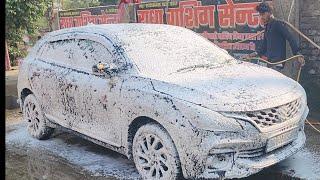 Car Wash || Car Cleaning in Radha Washing Centre  Maruti Suzuki Baleno Car #video #carwash #yt