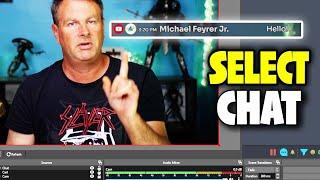 Add Select Chat In OBS - The Holy Grail FREE Add-on