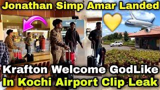 Jonathan Amar Landed In Kochi Jelly Admino & Team Unseen Clip Of Kochi GodLike In Kochi