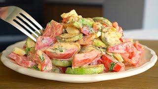 I eat this salad day and night and lose weight! -30 kg per month! Belly fat melts away!