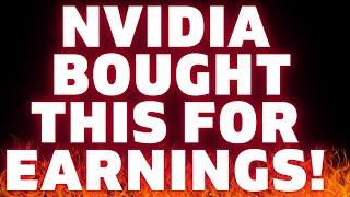  I JUST BOUGHT THIS FOR THE NVIDIA EARNINGS CALL!  NVIDIA STOCK PRICE PREDICTION