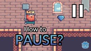 Godot 3 - How to pause game?