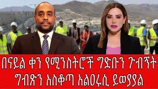 በናይል ቀን የሚንስትሮች ግድቡን ጉብኝት ግብጽን አስቆጣ አልዐሩሲ ይወያያል