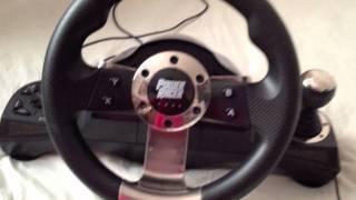 Xbox 360 Steering Wheel - Datel Power Racer 270