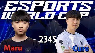  Maru (T) vs  Cure (T) - Esports World Cup 2024 - StarCraft 2 - 2345