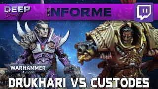 DRUKHARI vs CUSTODES | Reestreno Warhammer 40.000