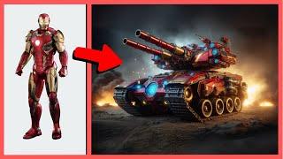 This Is What Happens When Tanks Get a Marvel & DC Superhero Makeover! 