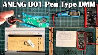 First look at the "ANENG B01 Pen Type Digital Multimeter"