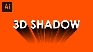 Long Shadow Text Adobe illustrator Tutorial