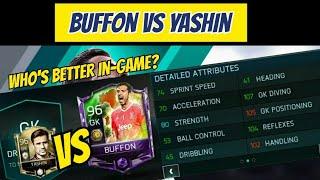 BUFFON VS YASHIN · WHO'S BETTER IN-GAME · BEST GK IN FIFA MOBILE? · FIFA MOBILE 2018