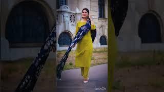 Girls out door photoshoot ll traditional Indian wear salwar suit #photoposes #photography  #pose