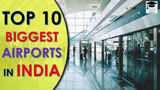 Top 10 Biggest and Busiest Airport in India || Tanzil Tech || 2022