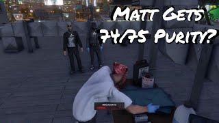 Matt Gets 74/75 Purity Off His First Cook!? | GTA RP | Nopixel 4.0 | The Manor | Time2 RP