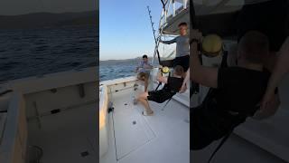 Be careful on the boat! #tunafishing #turkeyfishing #fishingturkey