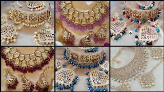 2021 Most Trending kundan necklace design|elegant kundan set design|Latest jewellery design #Shorts