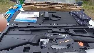 Huglu Renova vs ATA Arms Neo 12 отстрел разными номерами дроби на 35 м.