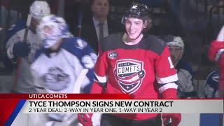 Tyce Thompson signs with Devils for two more seasons