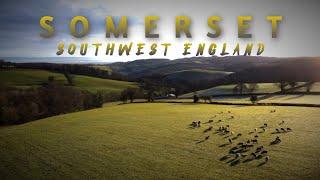 BEAUTIFUL NATURE OF SOMERSET (QUANTOCK/EXMOOR) | SOUTH WEST ENGLAND | AERIAL DRONE VIDEO AND MUSIC