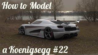 3D Car Modeling Tutorial pt.22 | Koenigsegg One:1 | Smoothing