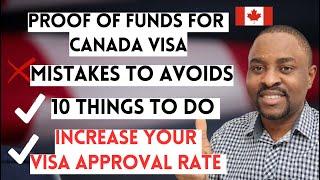 How to Show PROOF OF FUNDS for CANADA VISA | Proof of Funds Canada Immigration | Top 10 Tips