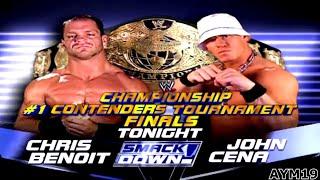 John Cena vs Chris Benoit SmackDown! 4/17/2003 Highlights