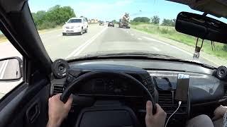 Трасса Ростов-Волгодонск 188 км на ВАЗ (2112) 1.5 В деревню / POV TEST DRIVE/