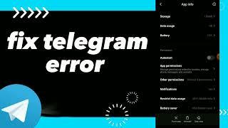 How To Fix Error On Telegram App