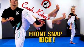 COACH KELSEY front snap kick