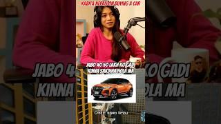 Kabita Nepali on buying her first car #kabitanepali #biswalimbu