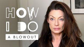 'The Flight Attendant' Star Michelle Gomez’s Blowout Hair Tutorial | How I Do | Harper’s BAZAAR