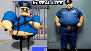 BARRY'S PRISON RUN DANS LA VRAIE VIE ! Barry's Prison Run Roblox Obby !